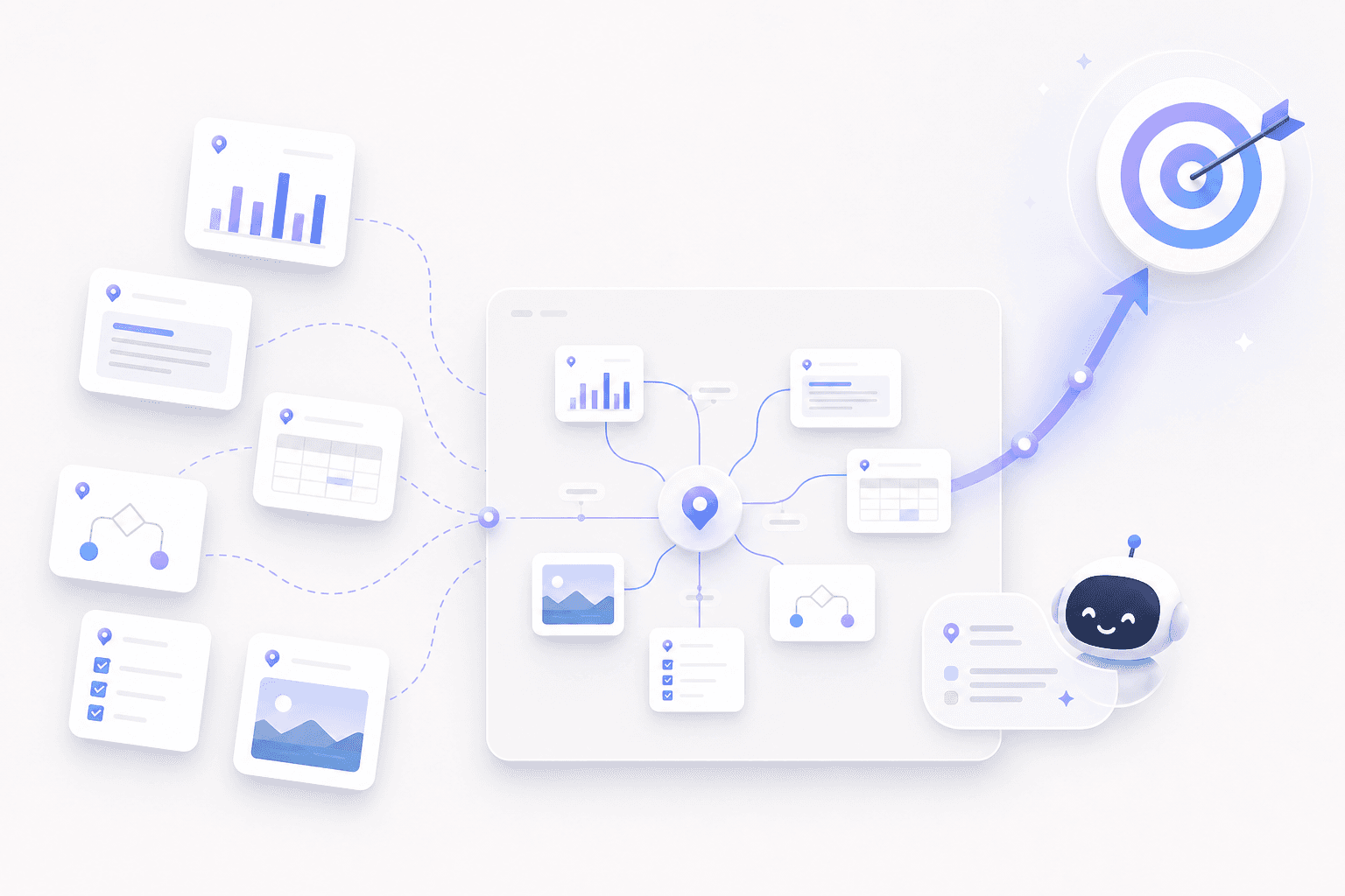 Thinking in pins: start with outcomes
